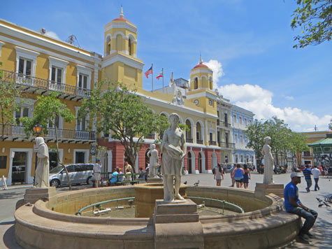 Plaza de Armas in San Juan, PR